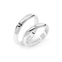 Anneau Comete Fedeli in Argent ANG105M13